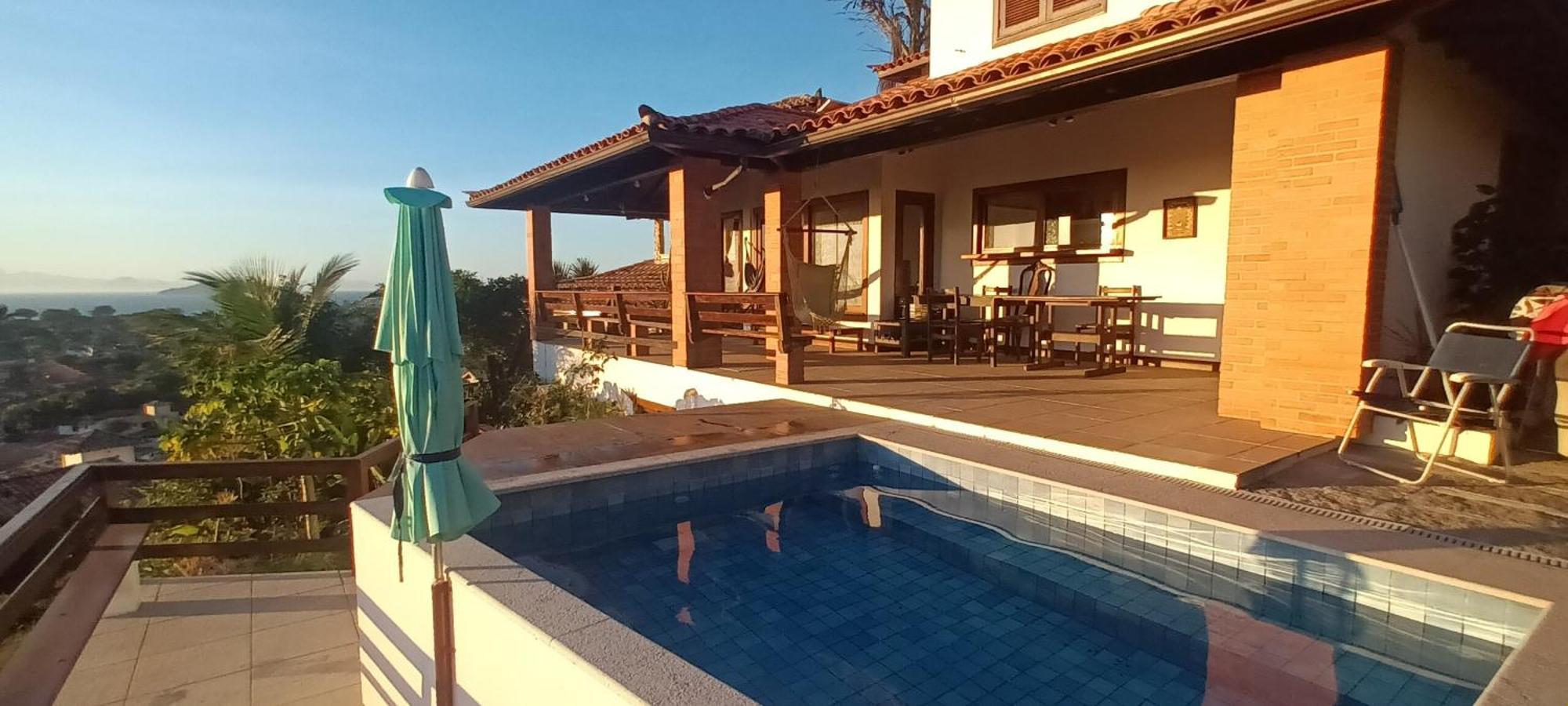 Casa E Piscina Privativa, Vista Para O Mar Em Condominio Pe Na Areia Armacao dos Buzios Luaran gambar